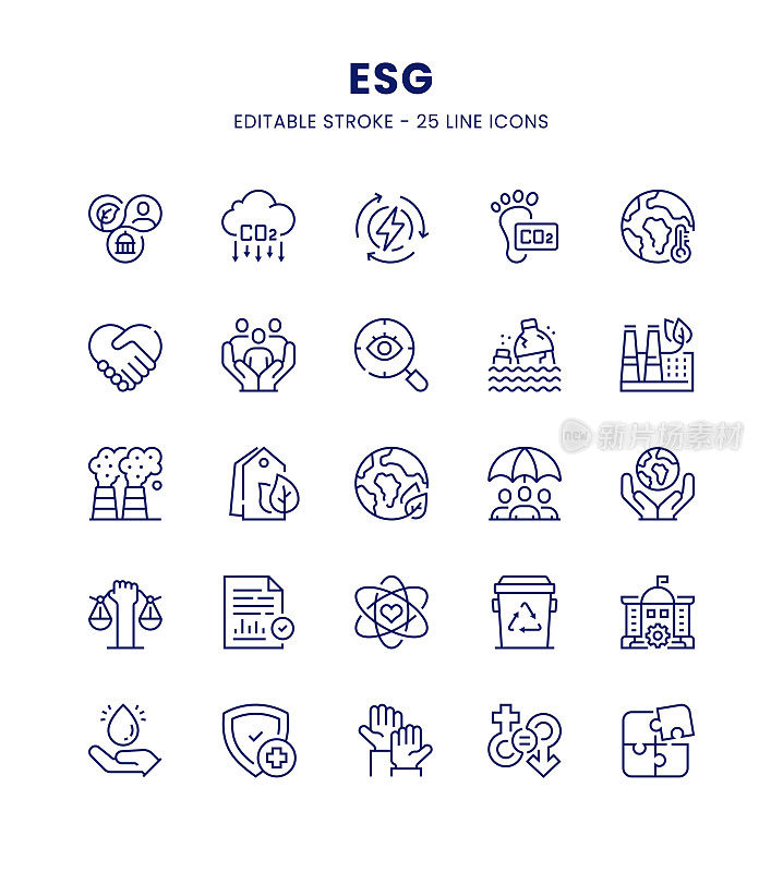 ESG -环境及社会管治图示集